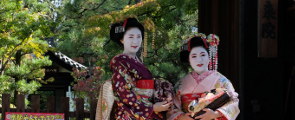 Maikos, angehende Geisha in Kyoto