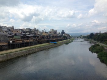 Kamogawa in Kyoto basic-2017-raijin
