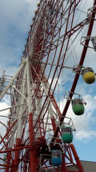 Riesenrad auf der Insel Odaiba basic-october-2016