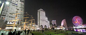Yokohama bei Nacht