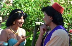 Aladdin und Yasmin in Tokyo Disneysea